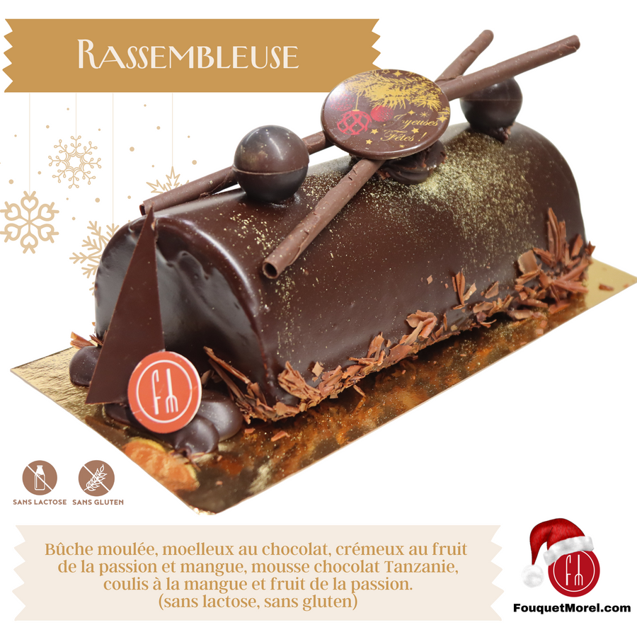 Bûche Rassembleuse  (sans lactose, sans gluten)