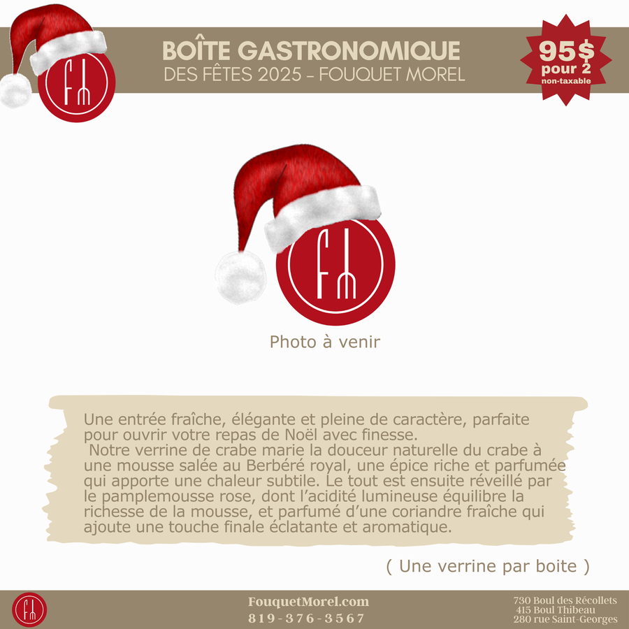 Boite gastronomique des Fêtes