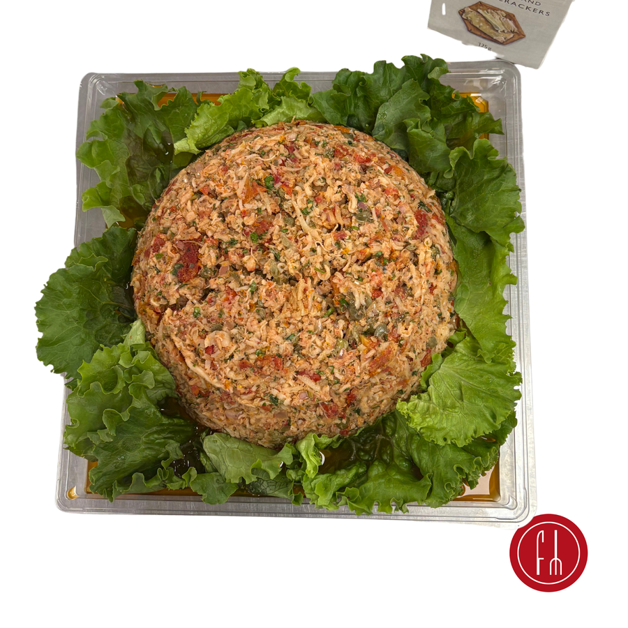 Plateau de chair de crabe