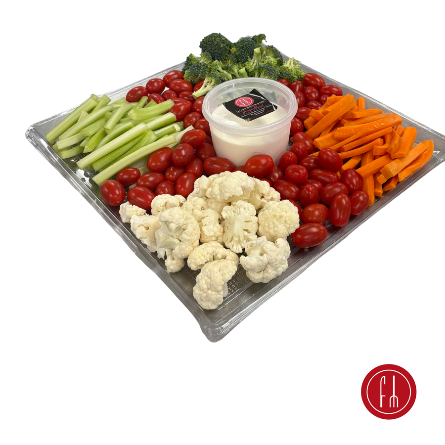 Plateau de crudités et trempette