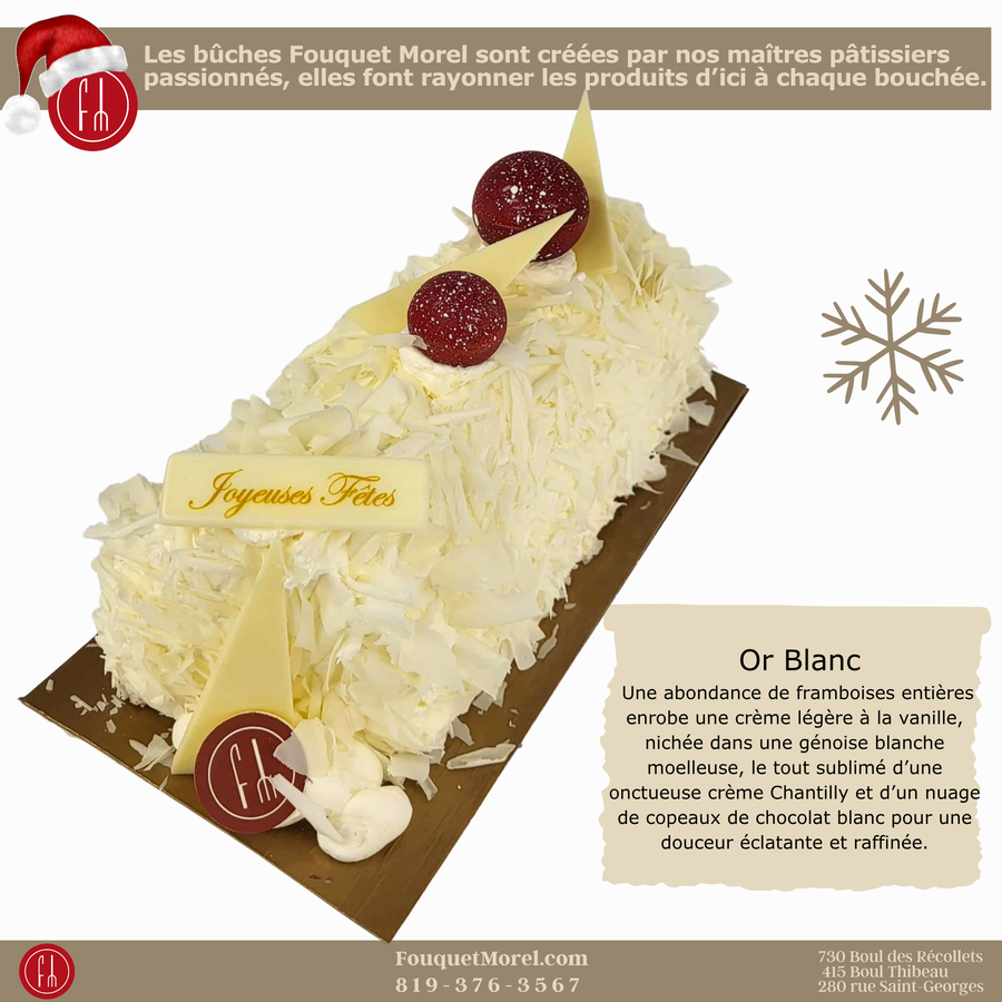 Bûche Or Blanc